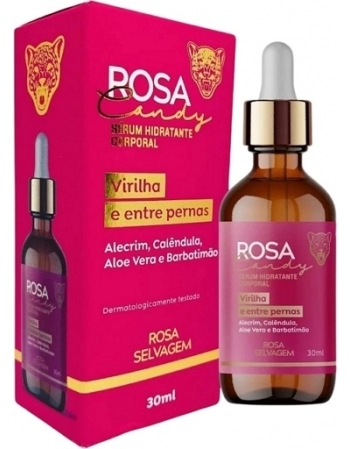 SERUM HIDRATANTE CORPORAL ROSA CANDY 30ML ROSA SELVAGEM