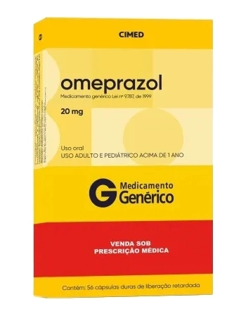 OMEPRAZOL 20MG C/56CPS LIB RET GEN