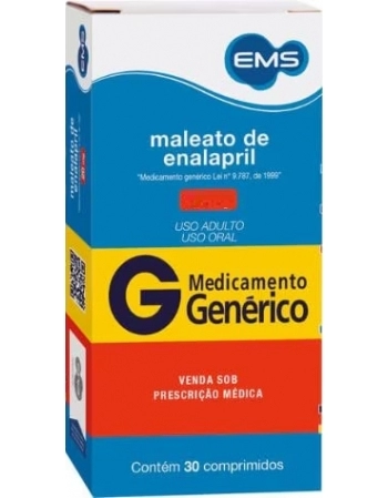 ENALAPRIL 5MG 30CPD G EMS