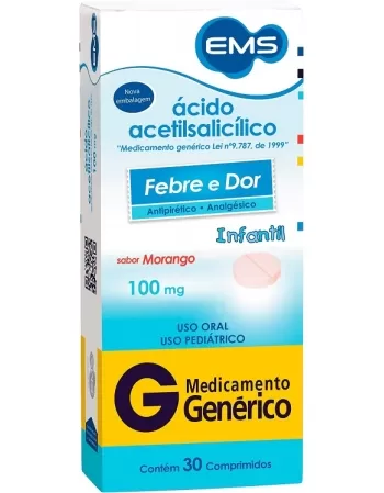 AAS INF 100MG C/30CPR GEN